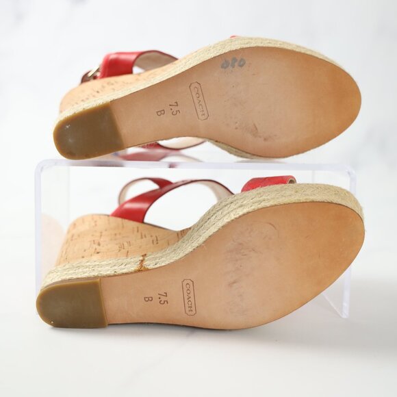 Coral Coach 'Mendez' Wedges NWT - Picture 8 of 8